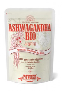 Ashwagandha biologique en poudre